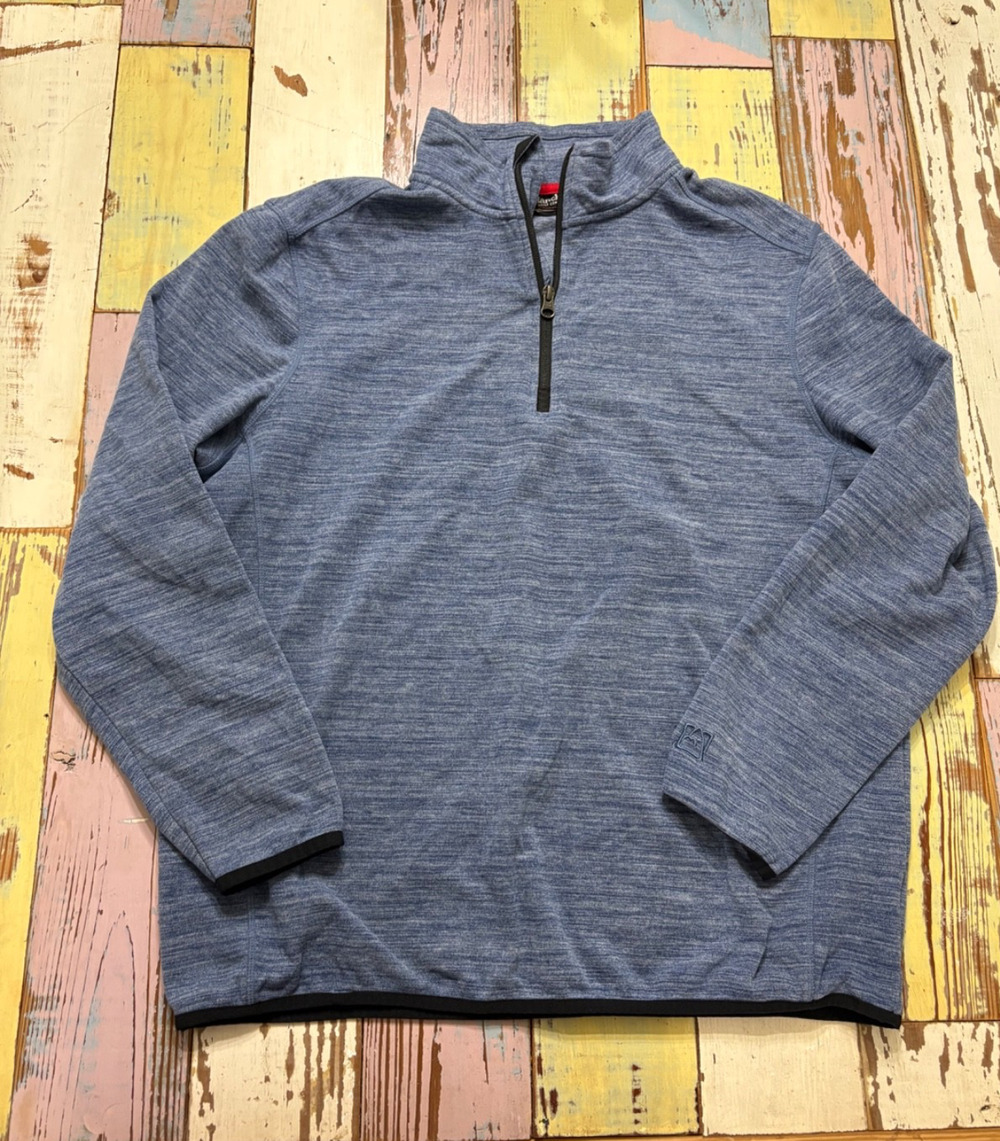 Avalanche Quarter zip mens Large Blue